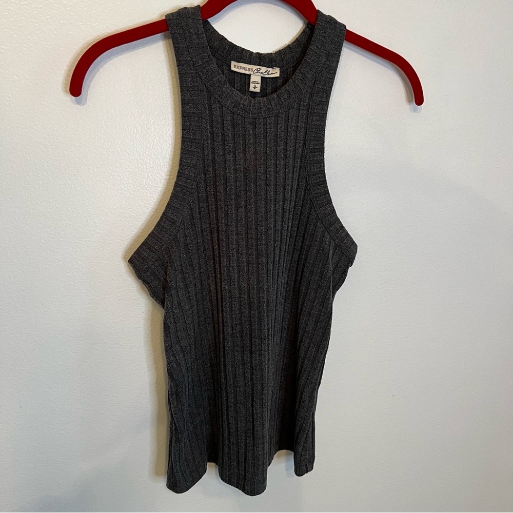 High neck tank top